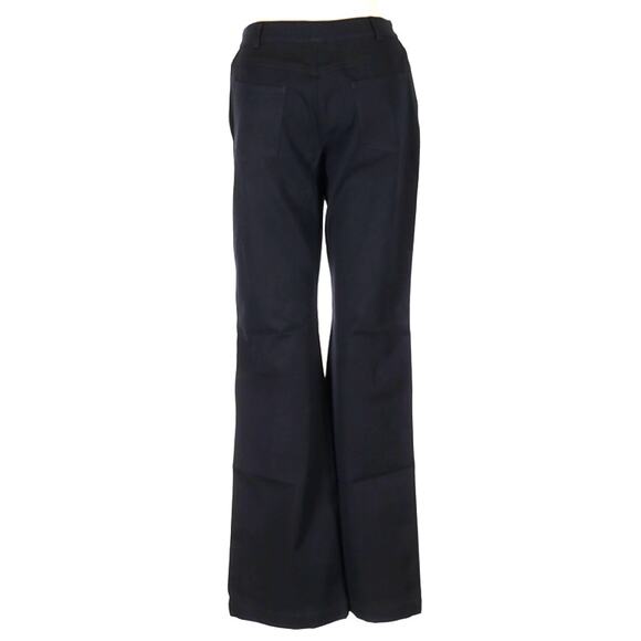 St. John Sport by Marie Gray Black Stretch Denim Bootcut Jeans Trousers Size 6 - Picture 2 of 9